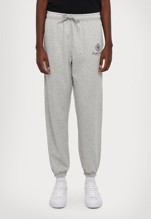 Polo Ralph Lauren ANKLE ATHLETIC - Pantalon de survêtement - andover heather/wine