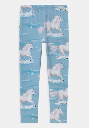 HORSES UNISEX - Legging - light blue