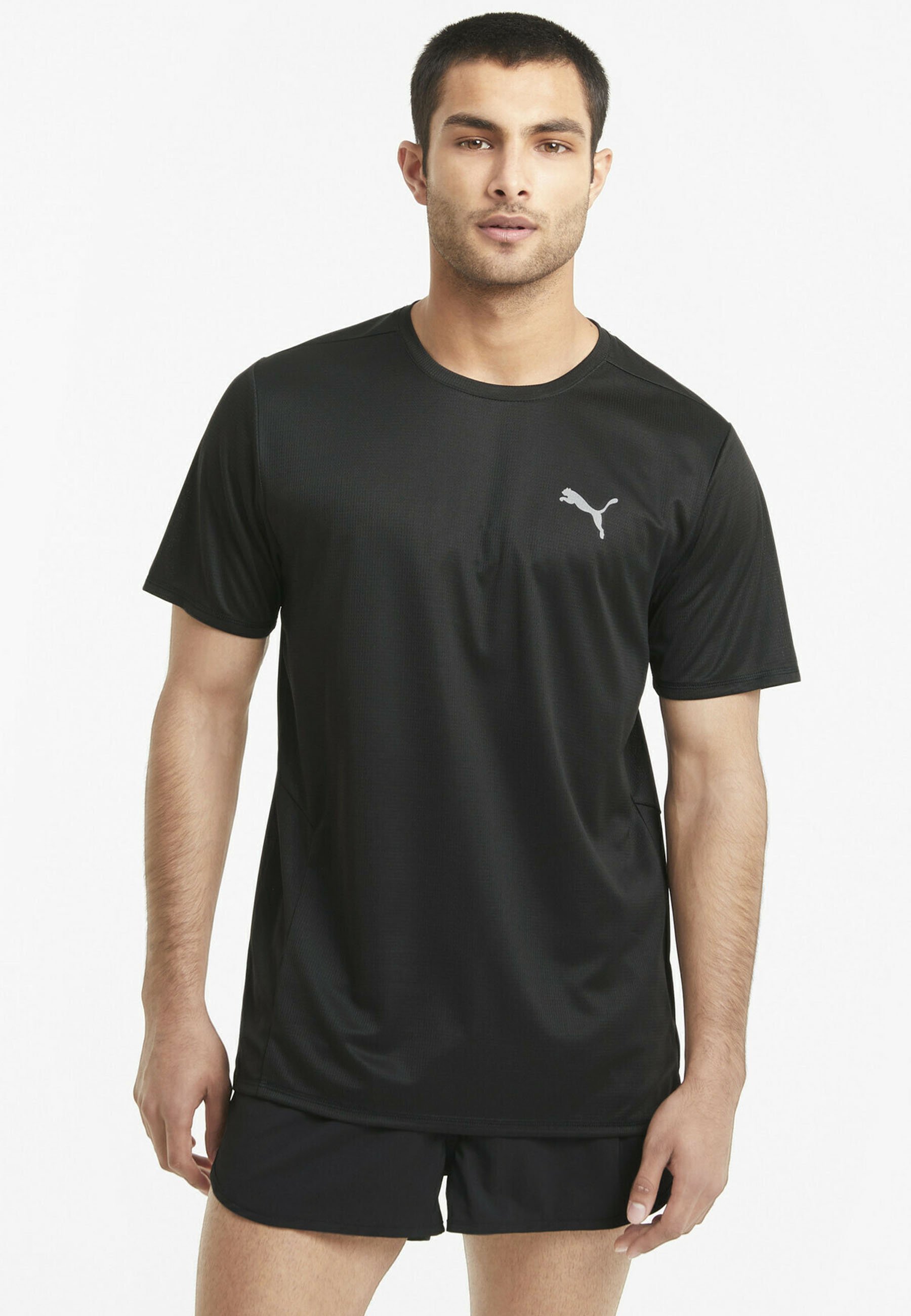 puma black t shirt mens