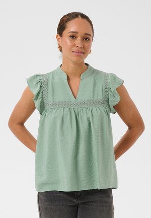 Kaffe, KACARRIE BLOUSE - Blouse - jadeite