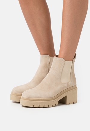 Bottines à plateau - cream