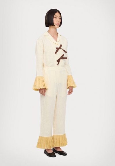 Sleeper CRUSOE PANTS - Hlače - white asparagus