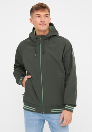 HELGOBY - Outdoor jacket - deep forest hedge green