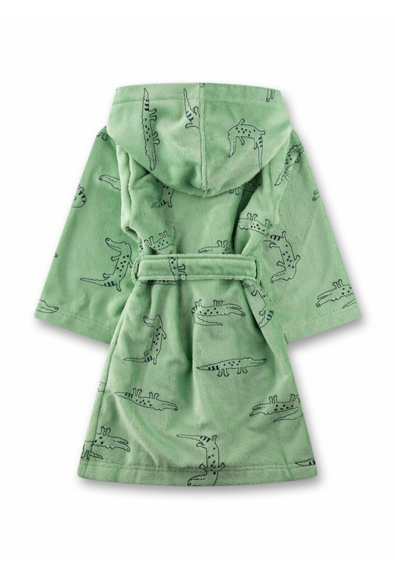 green emerald velvet dress Kid's Flannel Robe in Forest Green