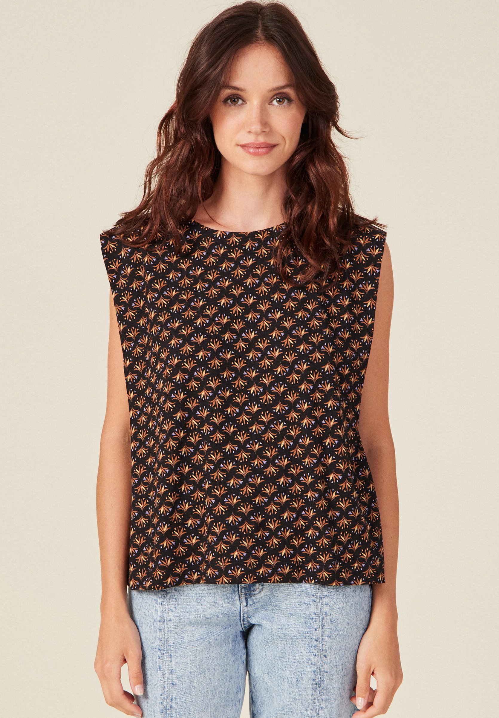 Top Débardeur Noir Bonobo Jeans Taille S - Coton/polyester, Très Bon état Occasion