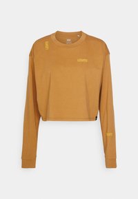 Levi's® GRAPHIC CINDY CROP - Μπλούζα με μακριά μανίκια - brown