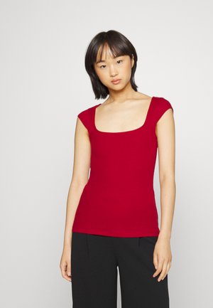Basic T-shirt - dark red