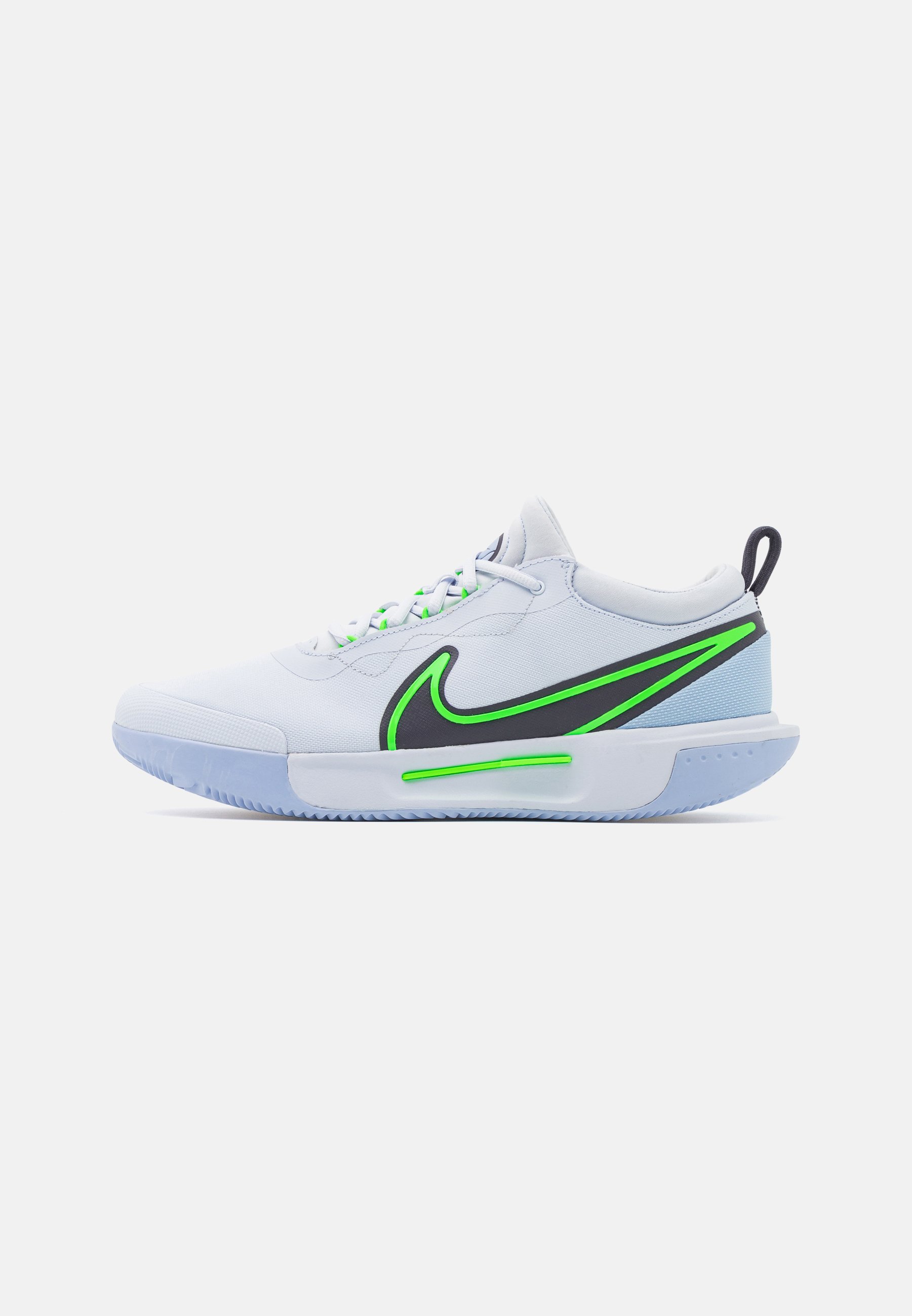 Nike COURT ZOOM PRO CLAY - Clay court shoes - grey/green strike/gridiron/light grey - Zalando.de