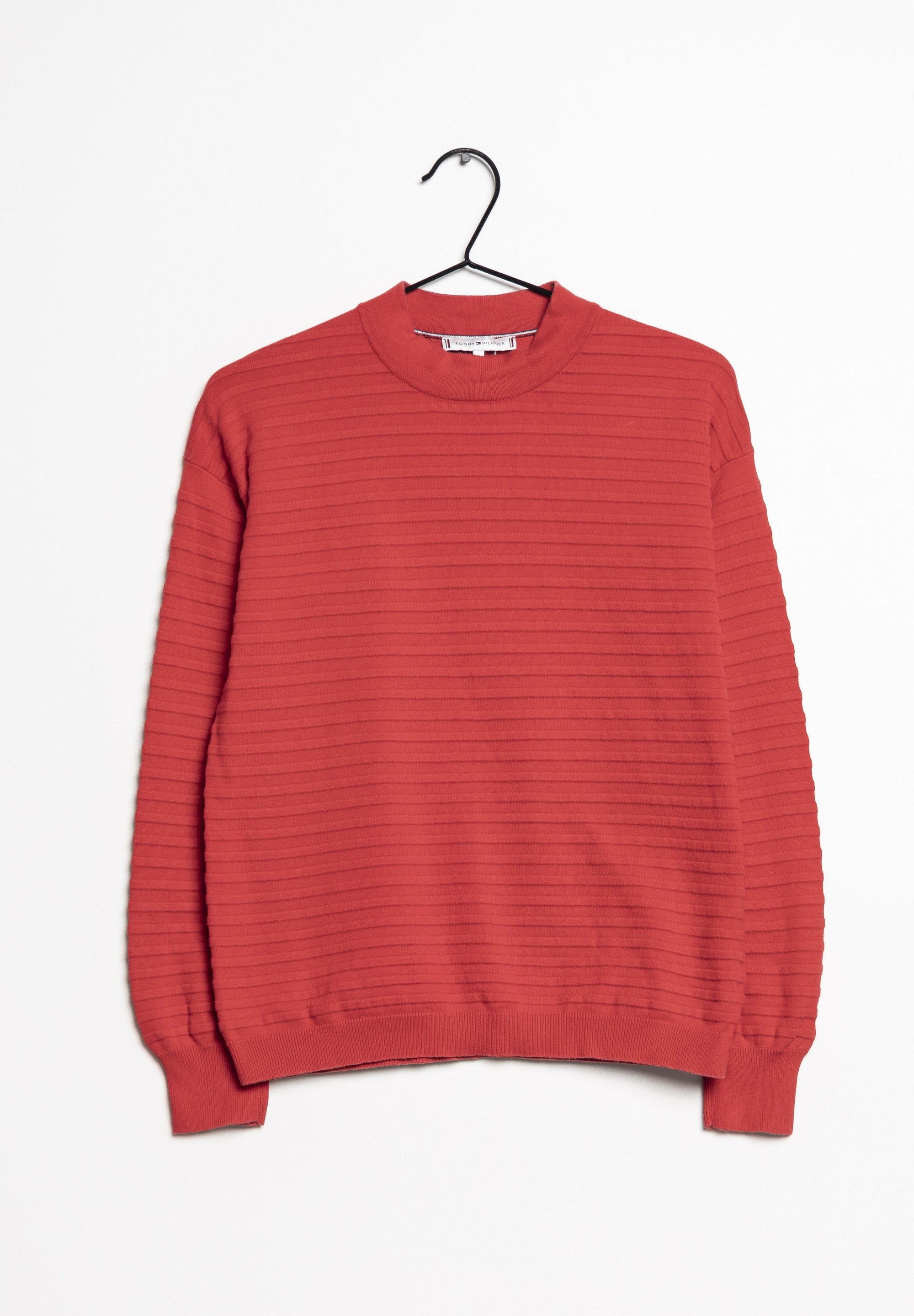 Jumper Hilfiger Pulli Damen Rot V Neck Tommy Hilfiger Pulli Damen