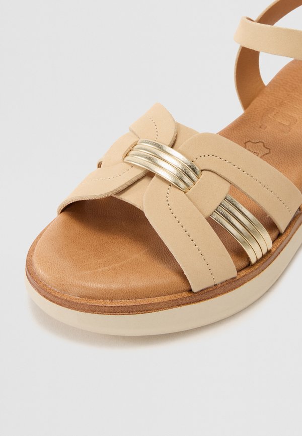 DANIELA - Ankle cuff sandals - empolvado sand4