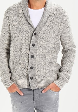 Cardigan - mottled grey