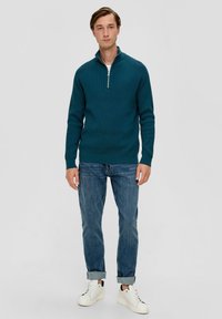 s.Oliver Strickpullover - petrol