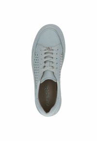 Heledad hall sneakers hallitusseente loodud montaažiga ümmargune varvas ja lame paeltega. Omab pehmet sisetald ja tekstuuriga tallat. Siseruumis on hõbedane logo.