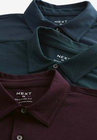 Next THREE PACK - Polo majica - navy blue green red