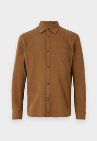 RELAXED GARMENT SHIRT - Πουκάμισο - golden-coloured clay