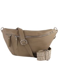 DrachenLeder Schoudertas - taupe beige