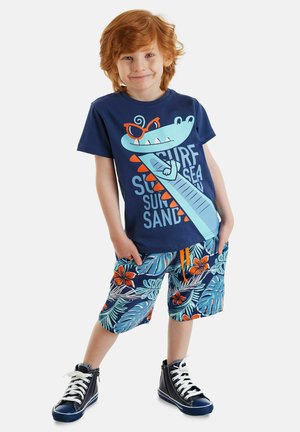 SET SURFER CROCO - Shorts - blue orange