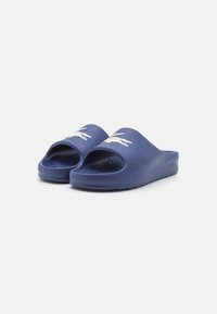 Lacoste SERVE SLIDE 1 CMA - Badslippers - navy/off white