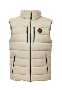 Alessandro Zavetti ZAVETTI CANADA OSHAWA 3.0 TECH PUFFER GILET - Vest - stone