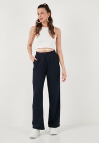 LELA REGULAR FIT - Broek - dark blue