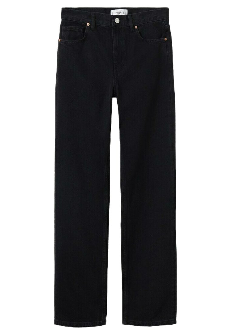 Mango GALA - Straight leg jeans - black denim - Zalando.co.uk
