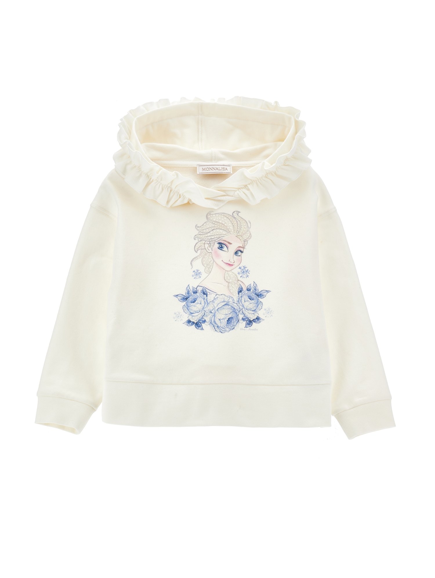 Monnalisa ELSA FROZEN DISNEY Kapuzenpullover panna/weiß Zalando