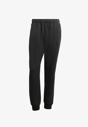 adidas Originals SPACER CUTLINE REGULAR CUFFED - Tracksuit bottoms - black