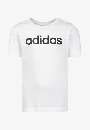 LIN UNISEX - T-shirt imprimé - white / black