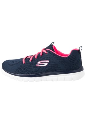 Skechers, GRACEFUL WIDE FIT - Zapatillas - navy/hot pink