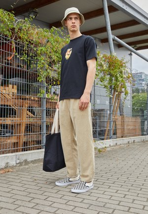 FLORAL ICON FACE - T-shirt con stampa - black