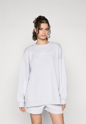 ONPPICA LIFE ON OVERSIZE BRUSH  - Sweatshirt - evening haze/white