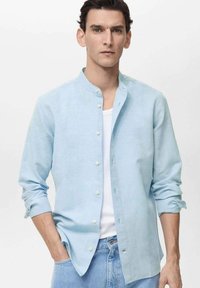 Mango MAO COLLAR - Majica - light blue