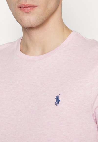 Polo Ralph Lauren CUSTOM SLIM FIT JERSEY CREWNECK T-SHIRT - T-shirt básica - bath pink heather