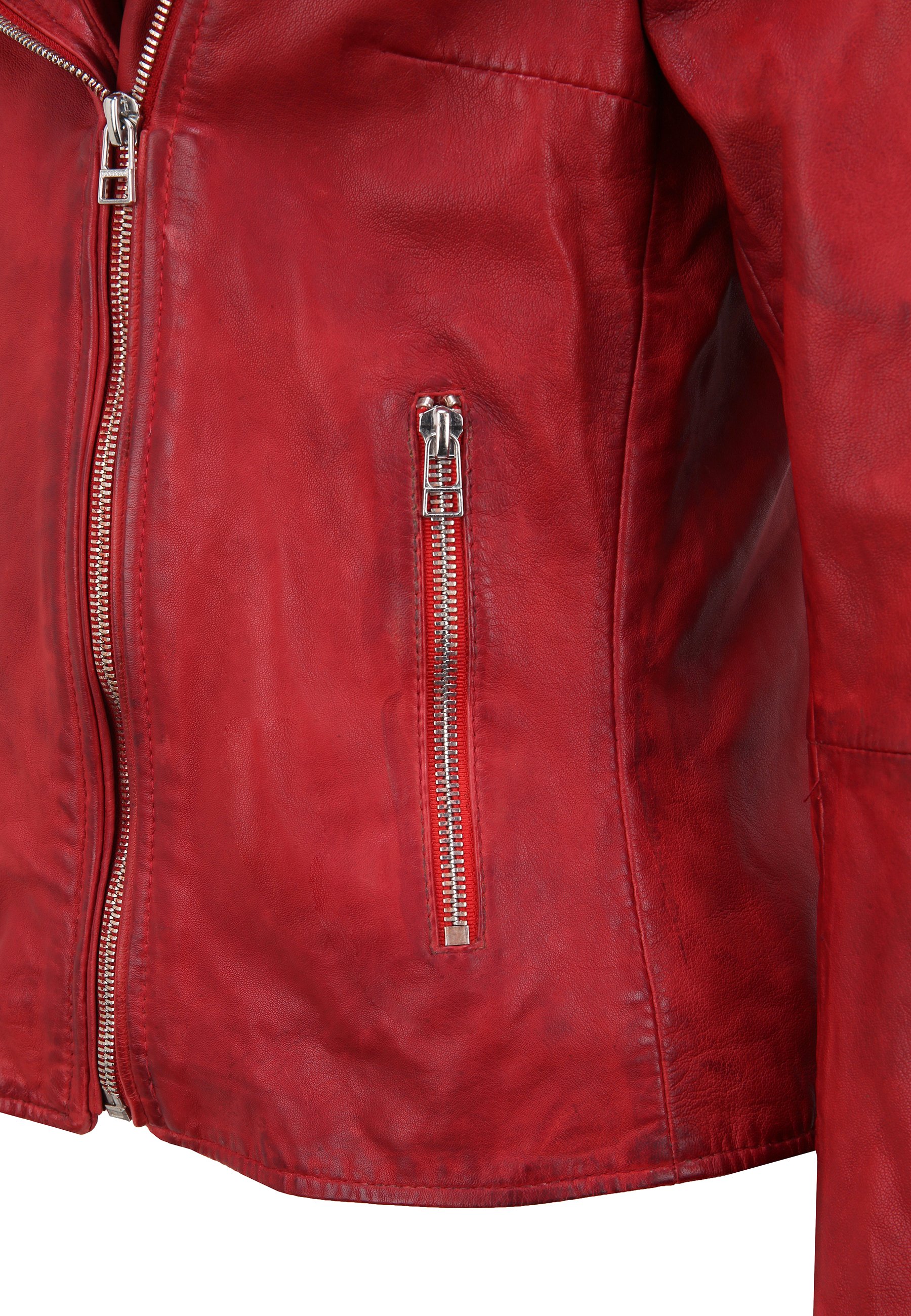 kenneth cole reaction red leather jacket
