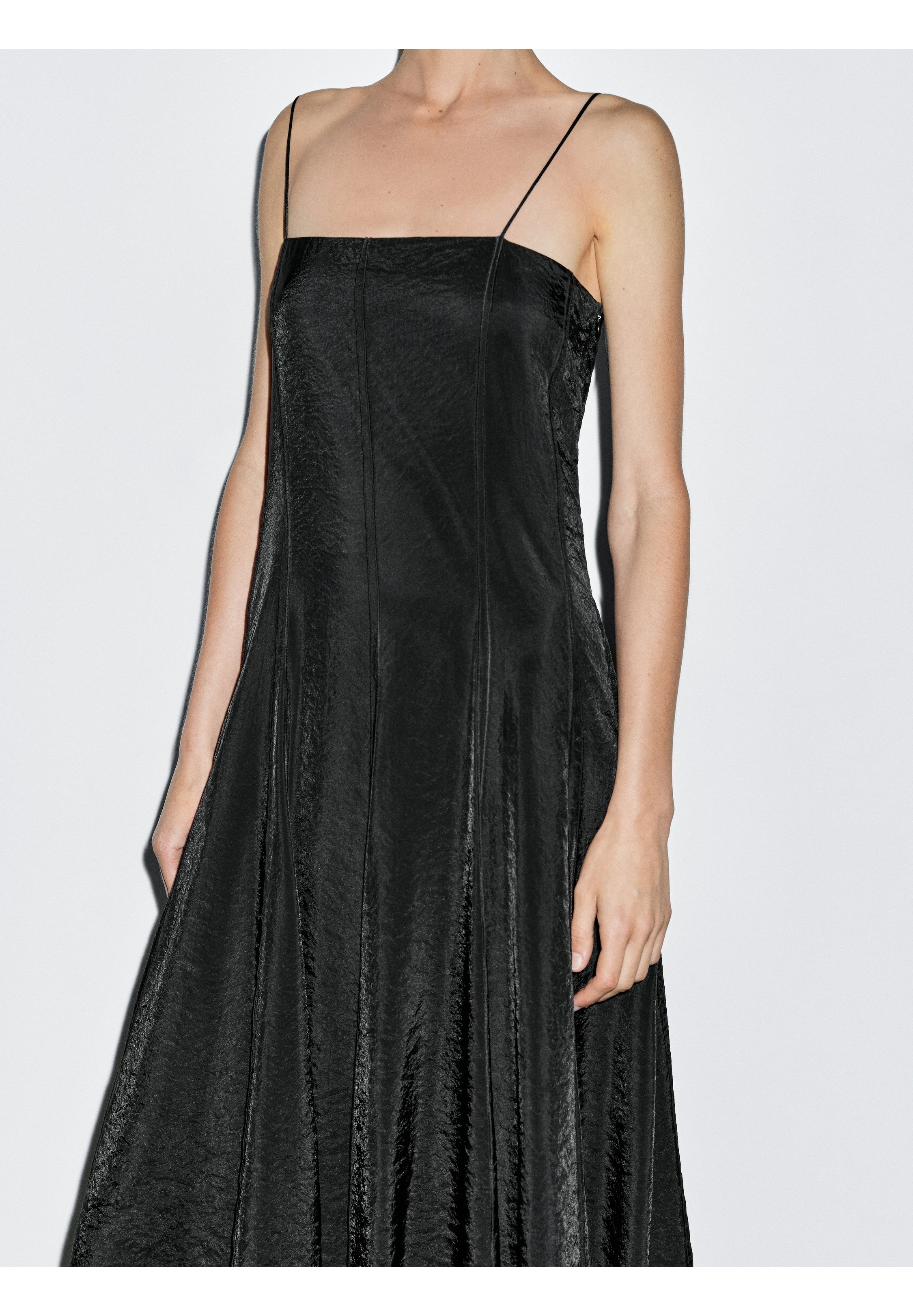 Massimo Dutti FLOWING WITH GODET DETAIL - Cocktail dress