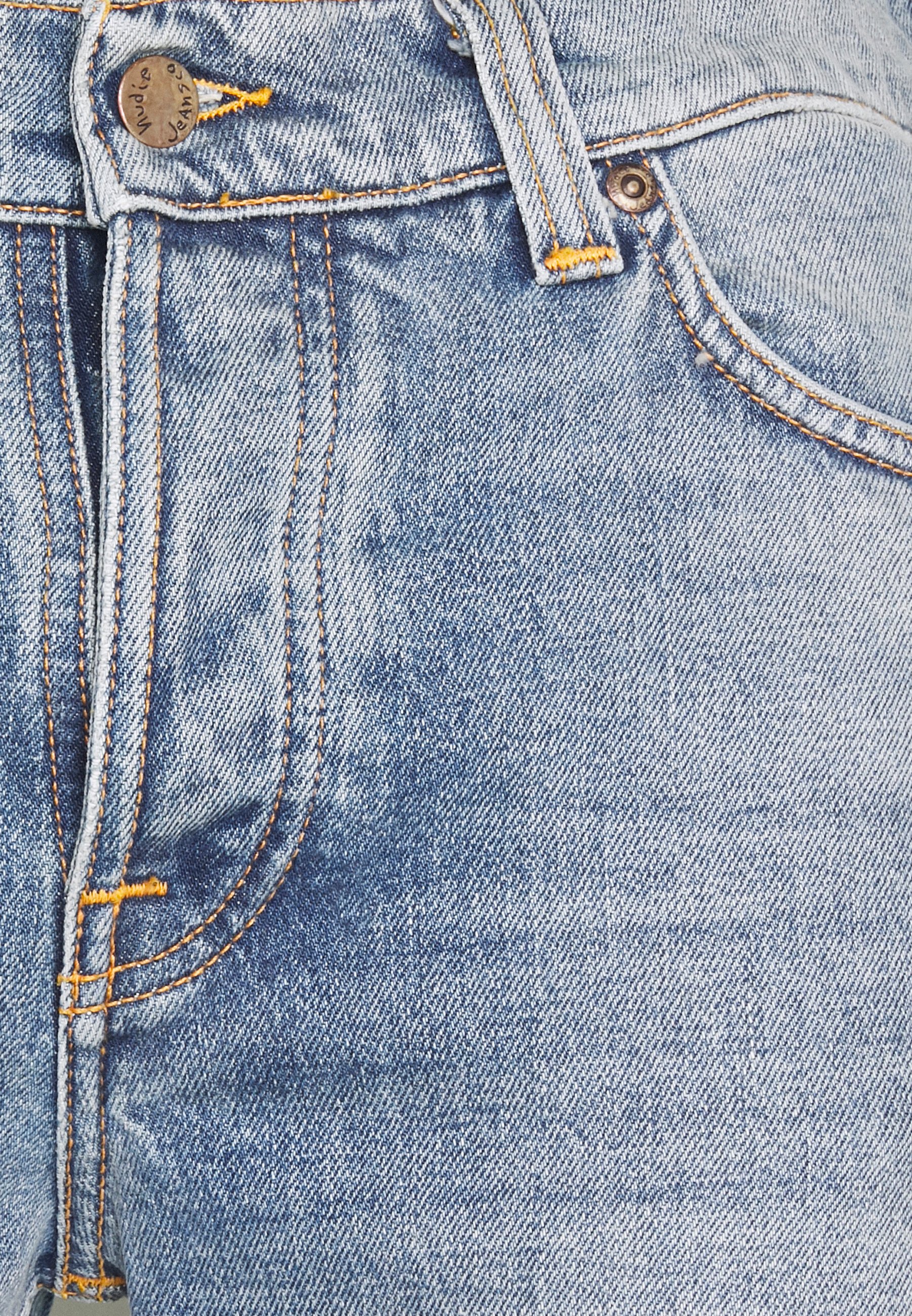 Nudie Jeans GRIM TIM - Slim fit jeans - Silver Indigo/Lichtblauw -  Zalando.nl