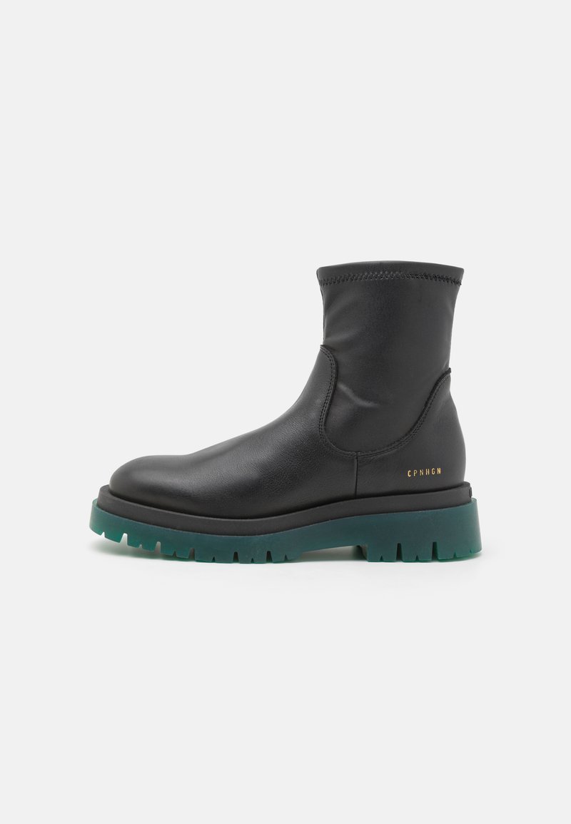Copenhagen Studios CPH1007 - Bottines à plateau - black/green
