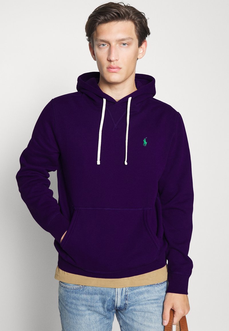 Polo Ralph Lauren HOOD LONG SLEEVE - Sweatshirt - college purple/violet -  ZALANDO.FR