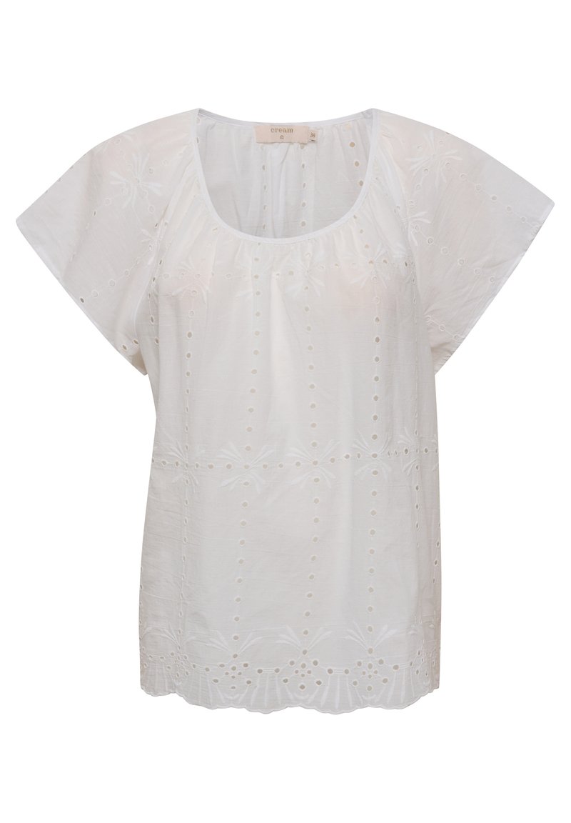 Cream Blouse wit