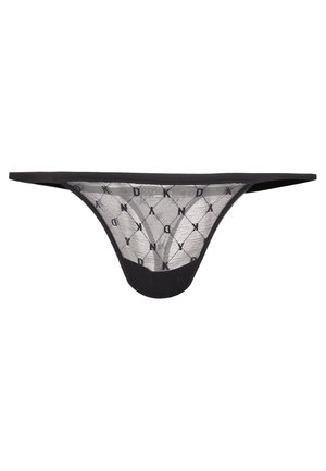 MONOGRAM THONG - Tanga - black