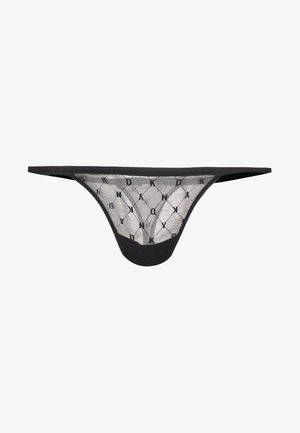 MONOGRAM THONG - Stringit - black