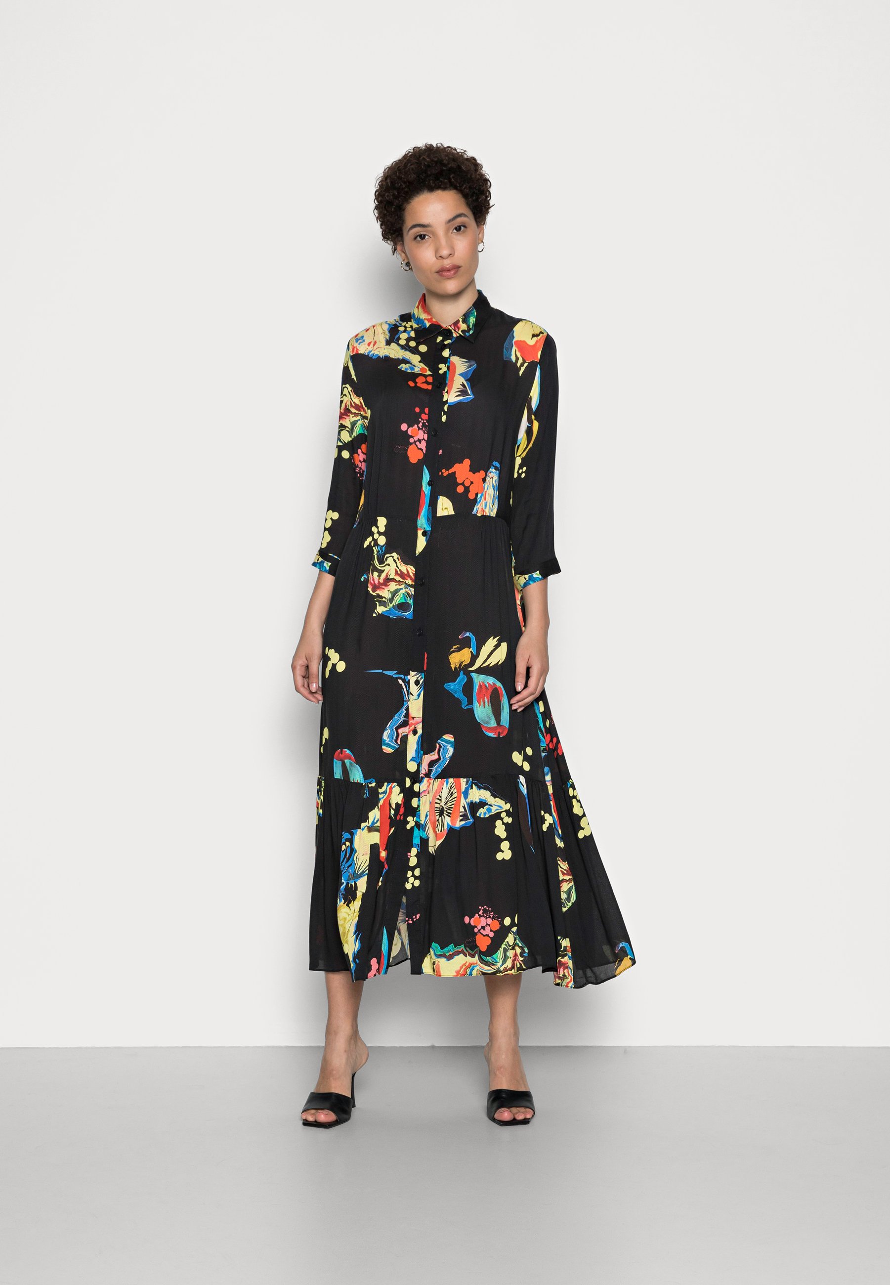 Desigual VEST BRUSELAS BY CHRISTIAN LACROIX - Maxi dress -  black/multi-coloured - Zalando.ie