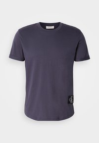 BADGE TURN UP SLEEVE - T-shirt basique - india ink