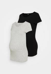 Não selecionado, black/light grey melange
