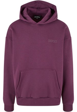 Dropsize HEAVY HD PRINT - Pulover s kapuco - grape