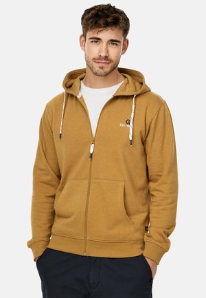 INDICODE JEANS, INHOWARD - Sudadera con cremallera - bistre
