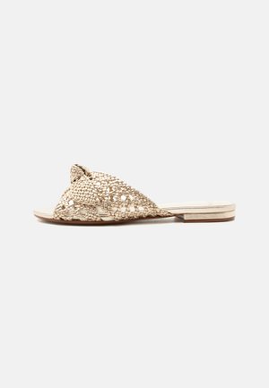 Alexandre Birman BELINDA FLAT - Mules - golden-coloured