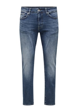 Only & Sons, Regular fit ONSWEFT Mid waist - Jeans slim fit - dark medium blue denim