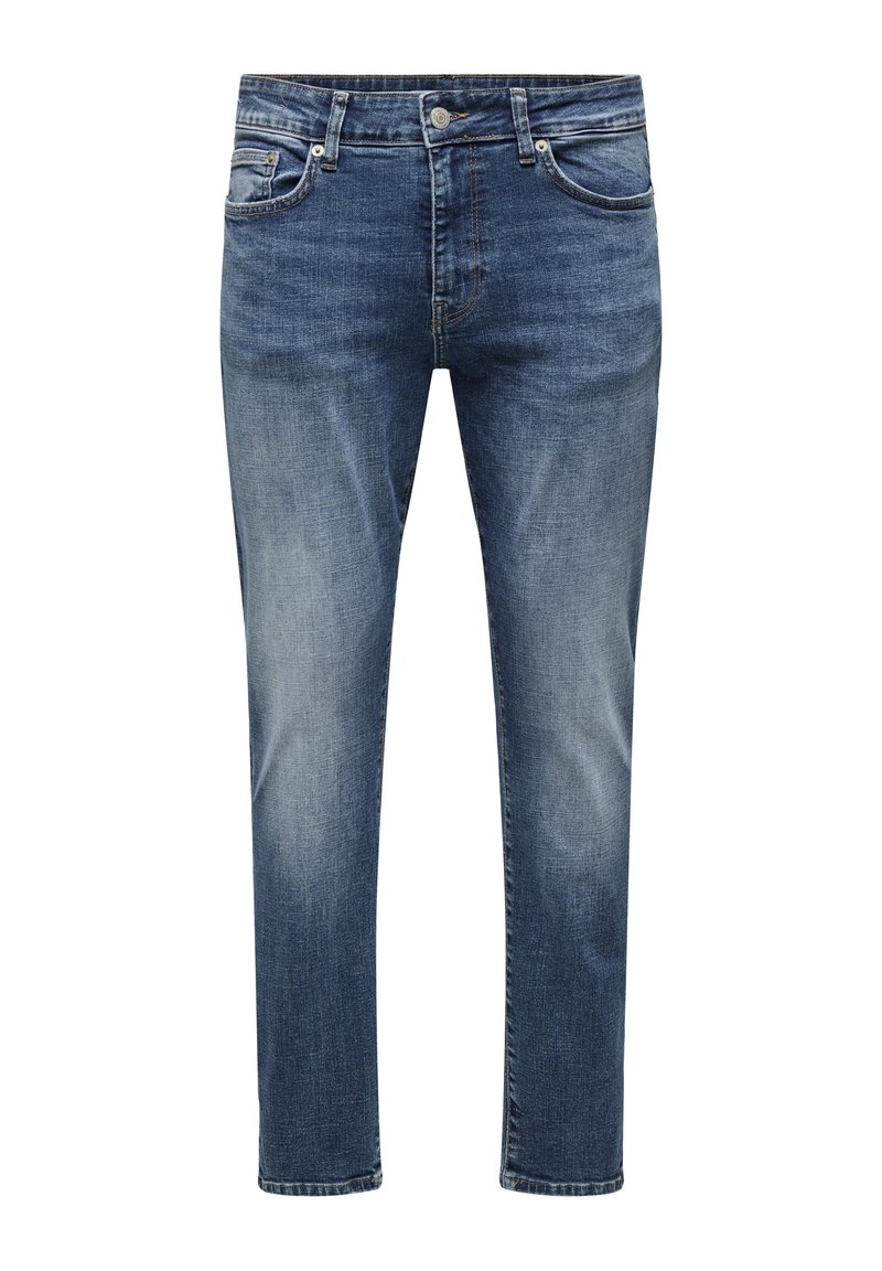 Only & Sons Slim fit jeans zwartblauw denim