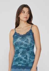 Tezenis MIT V-AUSSCHNITT - Top - Blue